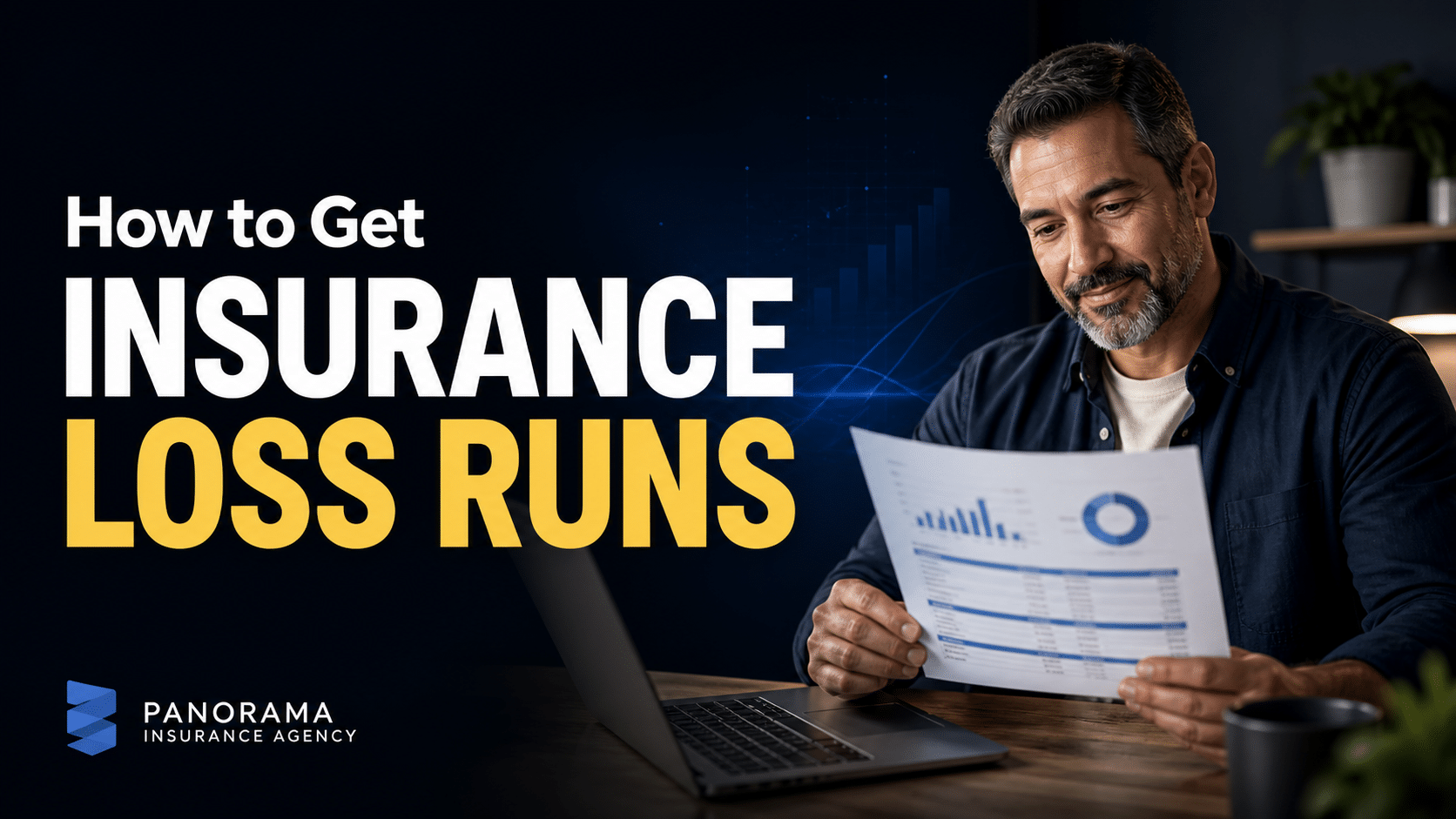 California business owner reviewing commercial insurance loss runs