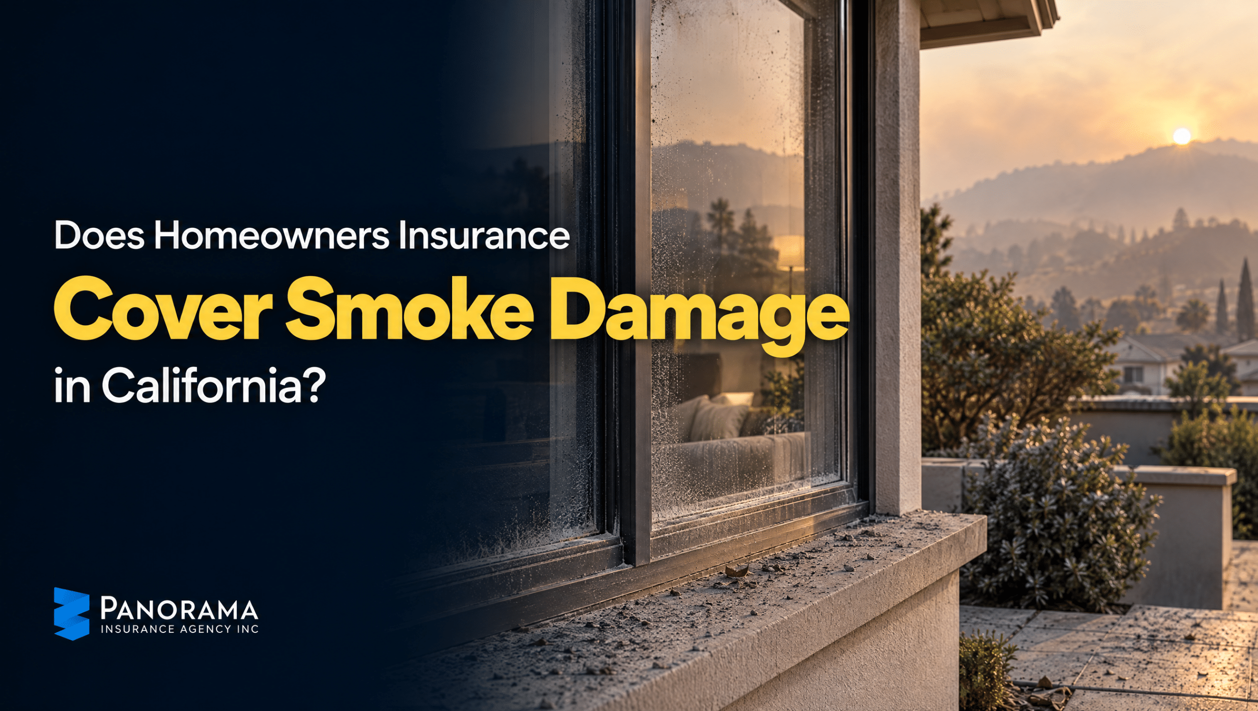 California home windows with light ash residue after nearby wildfire smoke